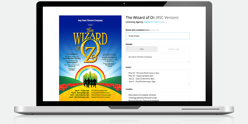 Subplot Studio Poster Customization Tool
